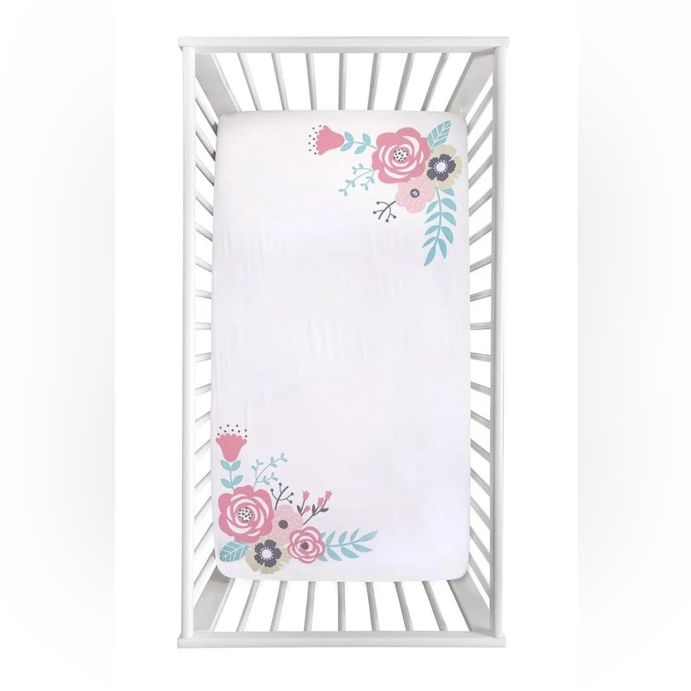 Fisher Price Monthly Milestone Fitted Crib Sheet Woodland Wonders Collection